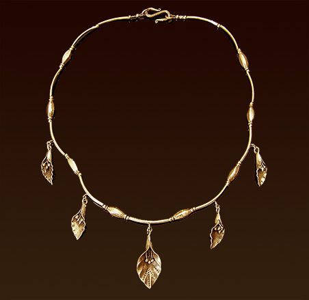 Hill Tribe vermeil necklace